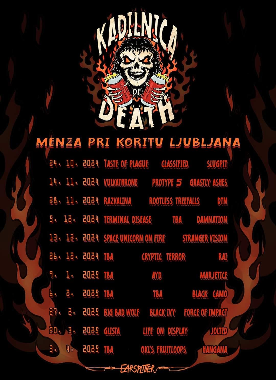 Kadilnica of Death — event poster